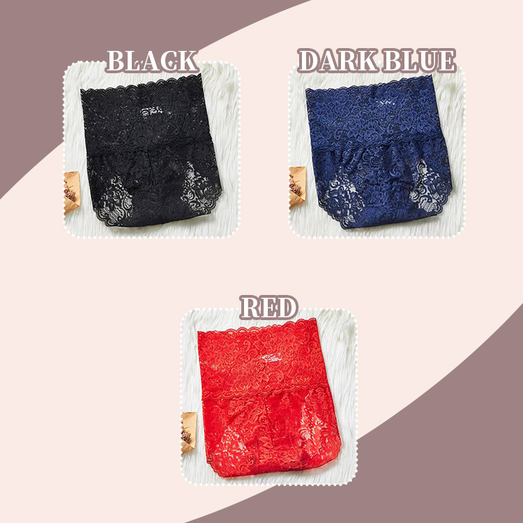 🔥Sexy Premium High Waist Lace Panties💕 3 PCS/PACK