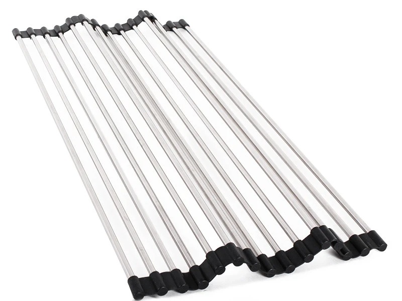 (🔥Last Day Promotion- SAVE 48% OFF) Portable Stainless Steel Rolling Rack (BUY 2 GET FREE SHIPPING)