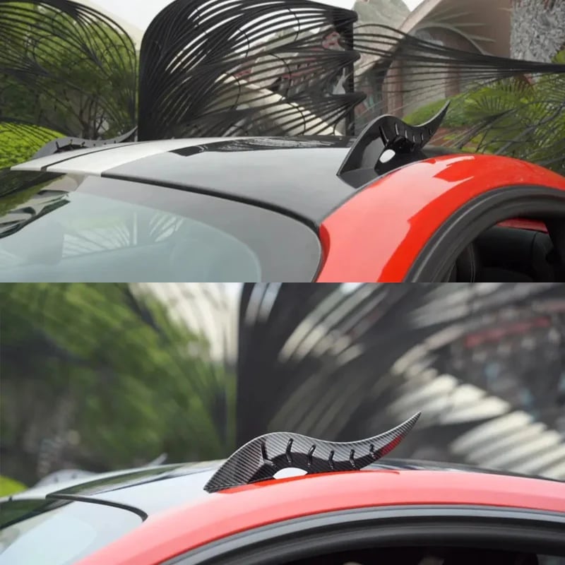 🐉Car Roof Dragon Horn Modification🚗