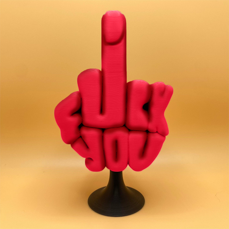 F**k You Middle Finger Desk Decor