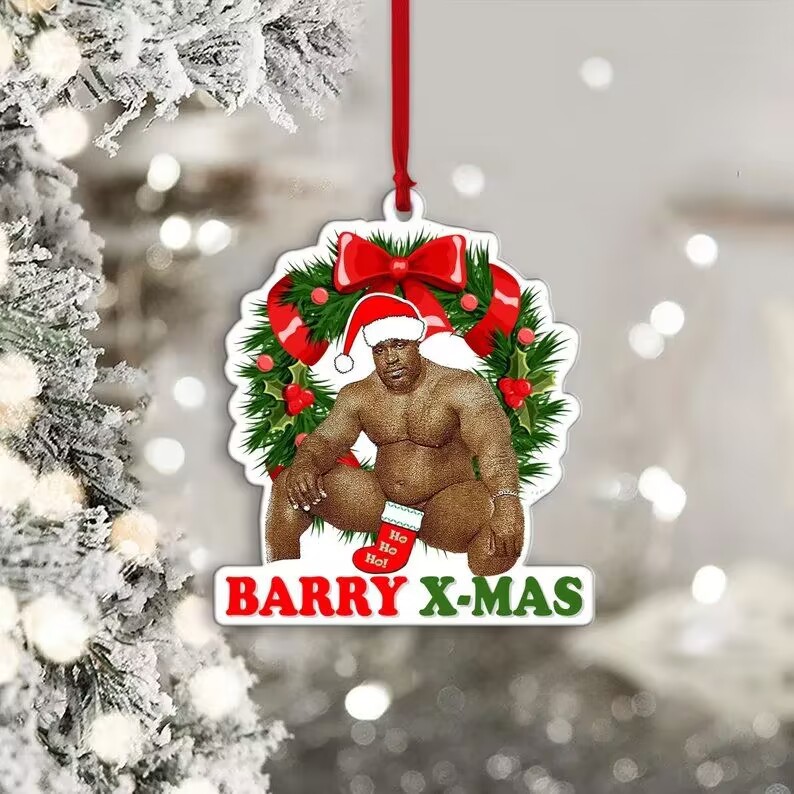 😆Spoofing Christmas decorations-Barry Wood Same Gag