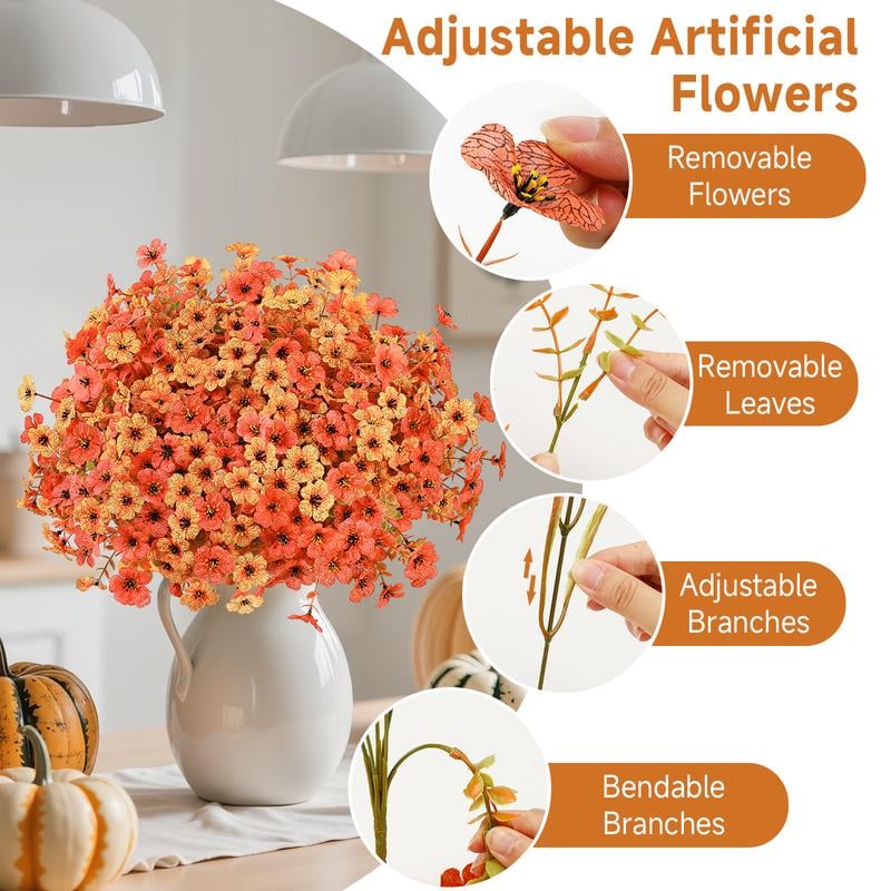 🔥Last Day Promotion 50% OFF🔥OFF-UV-Resistant Artificial Flowers  for Fall Decor