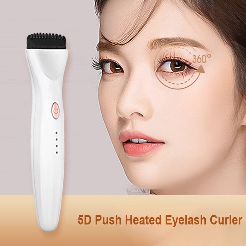 ✨2024 NEW 5D Push Heated Eyelash Curler -BUY 2 FREE SHIPPING👑