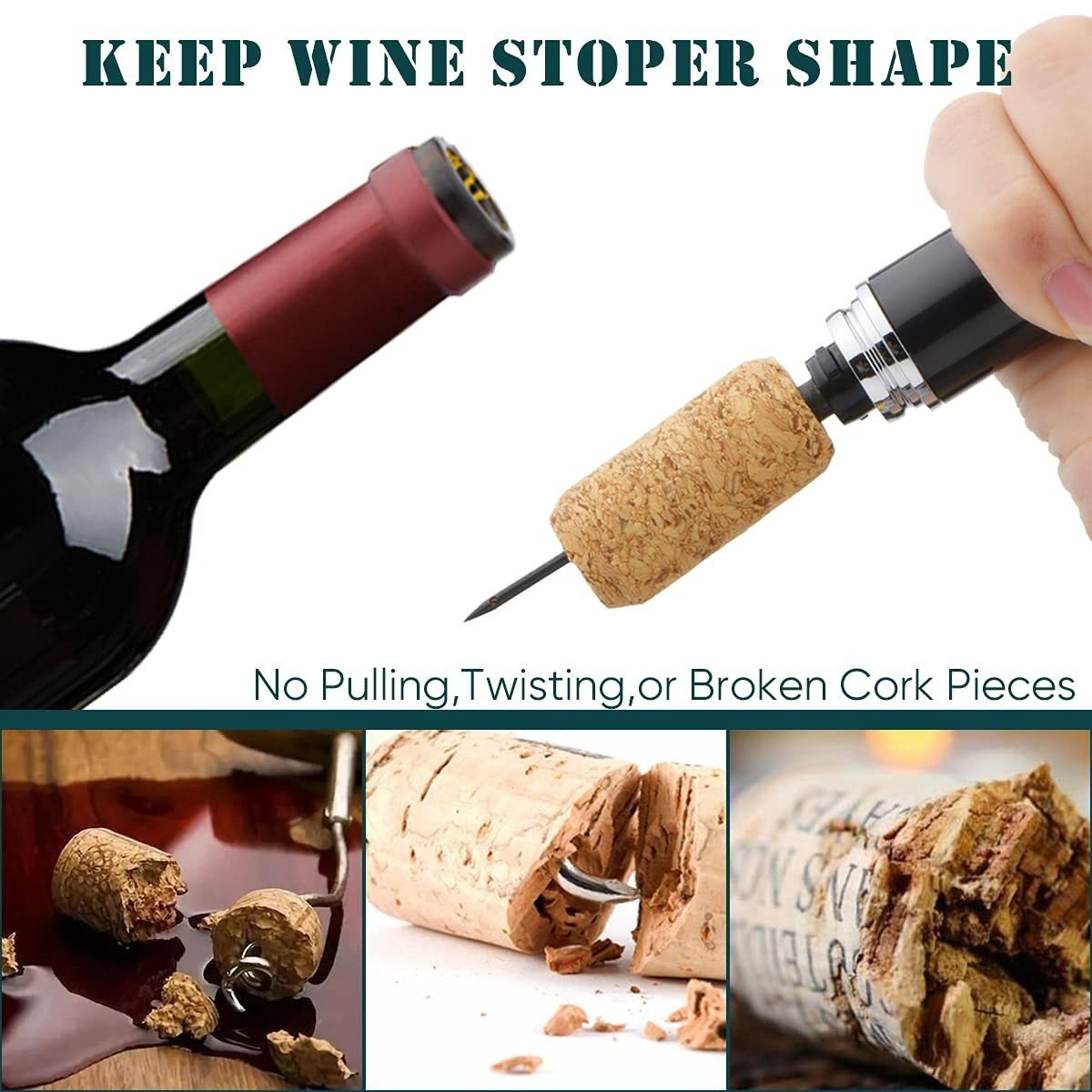 🔥Last Day Promotion - 49% OFF🎁New Air Pressure Wine Corkscrew