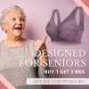 Pay 1 Get 3 packs🌷2023 New Design for Senior Front Closure Cotton Bra