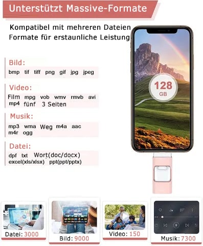 🏆 4-in-1-Hochgeschwindigkeits-USB-Multi-Drive-Flash-Laufwerk⚡️