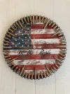 Patriotic “We The People” Flag Bullet Clock