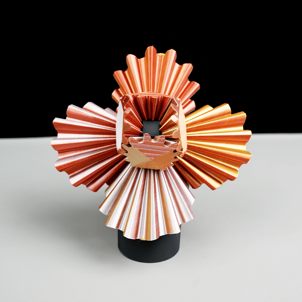 🔥Last Day Promotion 50% OFF🔥3D Printed Electric Rotating Gear Ball