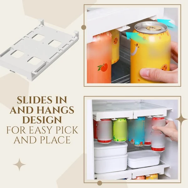 (⏰Last Day Sale-70% OFF) Hanging Soda Can Storage Rack For Fridge