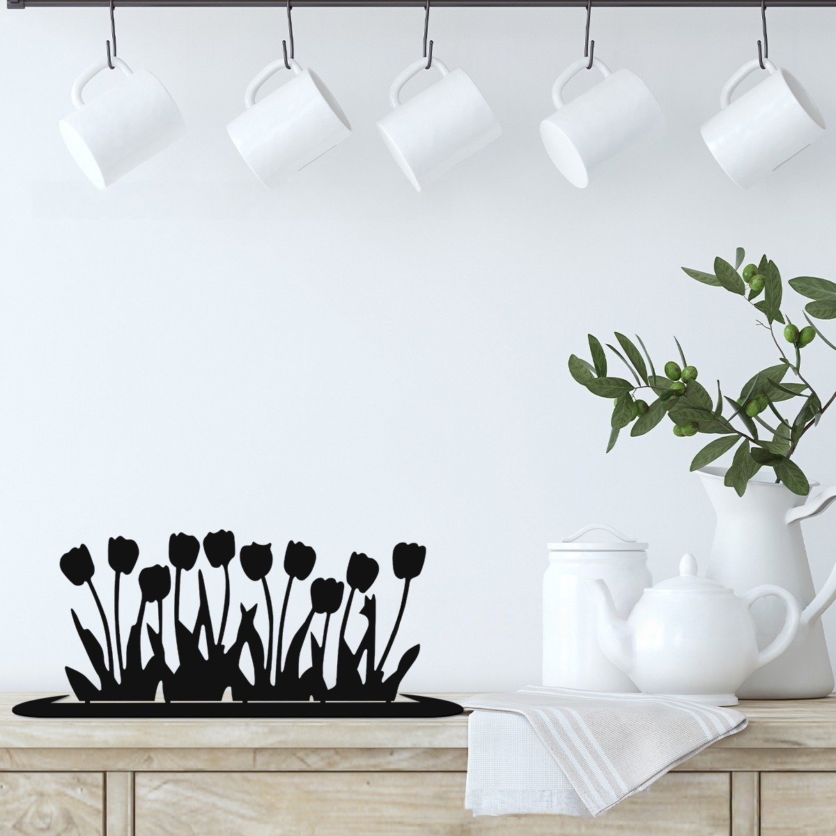 🔥 Independence Day Sale – 50% OFF! 🔥 Metal Wildflower Iron Stand – Minimalist Floral Sculpture for Home & Dining Room Decor