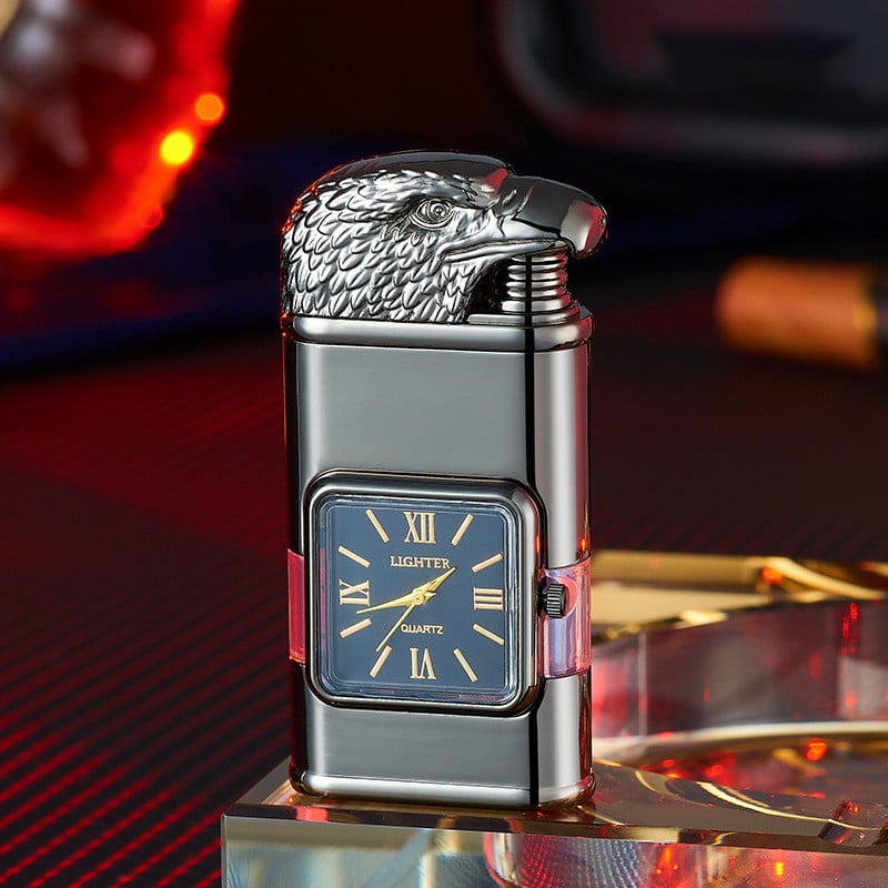 🔥Last Day 50% OFF -Windproof Lighter Vintage Watch Bezel -- Jet flame Torch