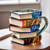 Father's Day Sale 50% Off📚Painted Book Mug🍵