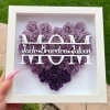 (🎁Best Mother's Day gift)Personalized Mom Flower Shadow Box
