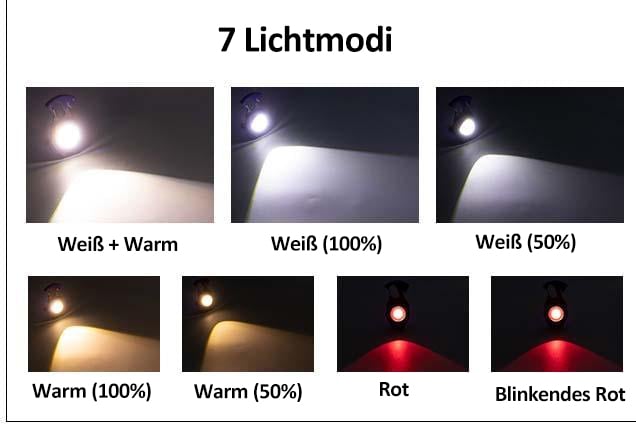 💡Der ultimative Outdoor-Begleiter – tragbare 5-in-1-Lampe