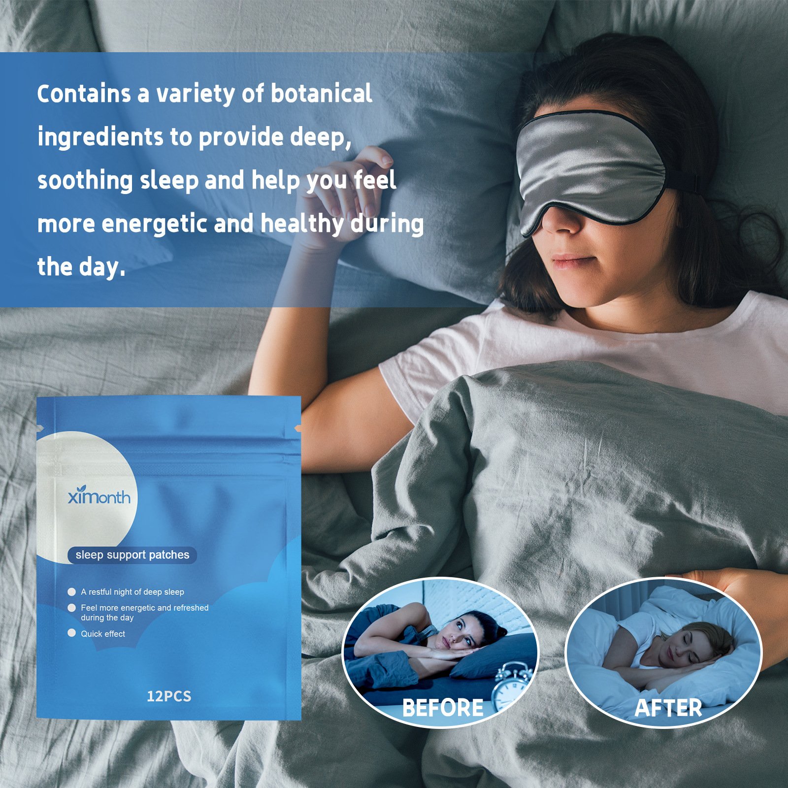 🔥New Year Promotion 50% OFF💥Perfectly Restful Sleep & Energized Mornings - Sleep Patches