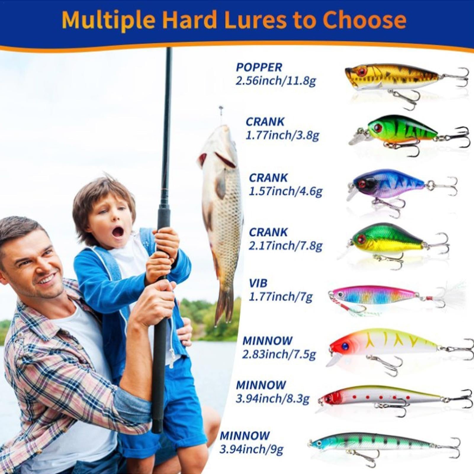 🎄TikTok Christmas Sale -70% OFF✨Fishing Lures Advent Calendar