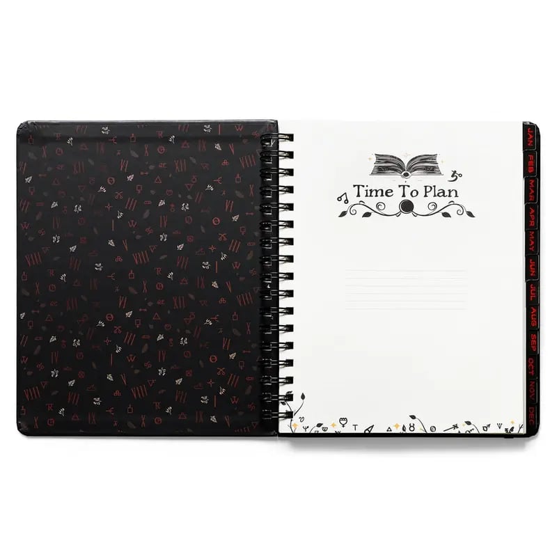 🔥Last Day 50% OFF - 📚Waiting for the Night 2026 Weekly Planner🧹HARDCOVER BOOK