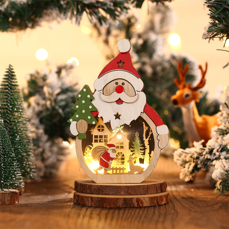 🔥Christmas Hot Sale🎅⛄Santa Claus And Snowman Luminous Ornaments