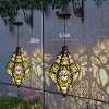 Hanging Solar Moroccan Lantern Outdoor Decoration