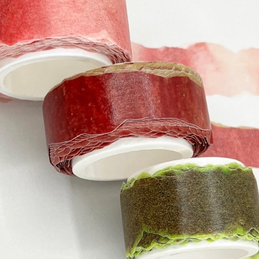 🔥LAST DAY 50% OFF - Realistic Fruit Peel Washi Tape🍏🍑🥝