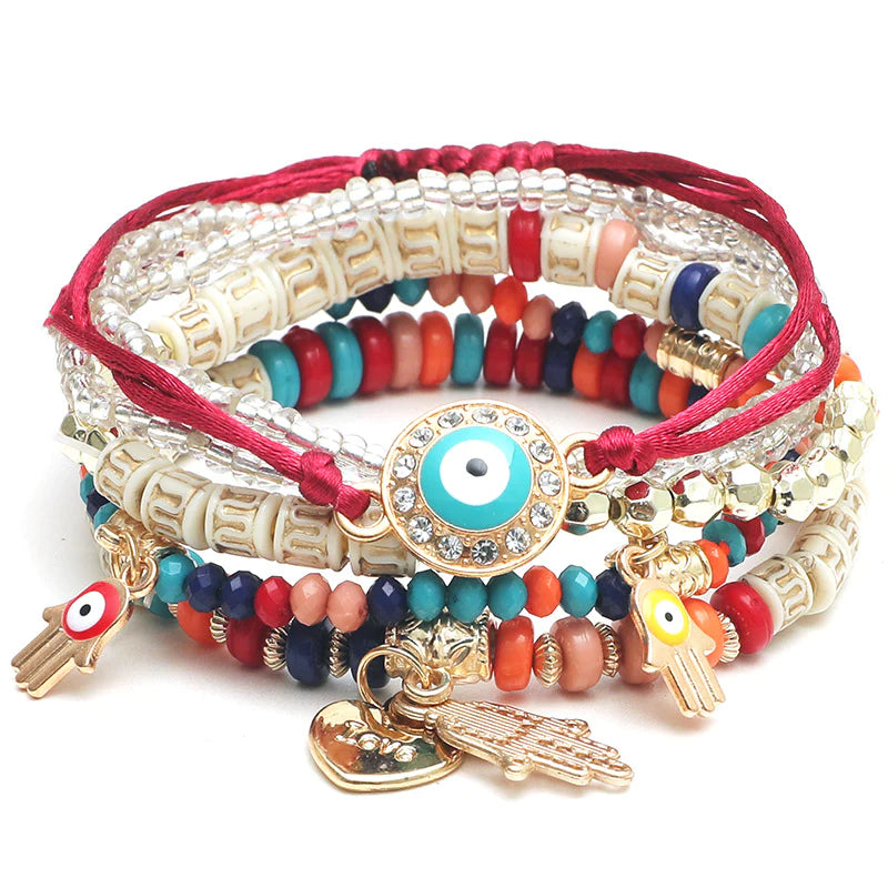(🔥LAST DAY PROMOTION - SAVE 49% OFF) Multi-Layer Rice Bead Bracelets-Buy 4 Get Extra 25% OFF