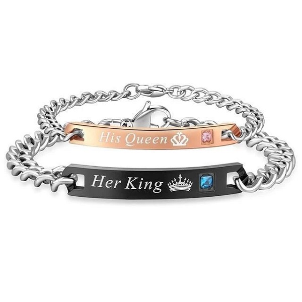 (💝Early Valentine's Day Sale💝!- 50% OFF)Her King & His Queen Bracelets--Buy 2 free shipping