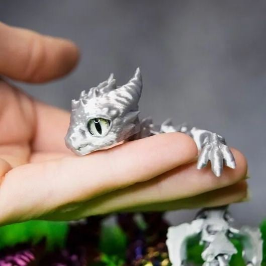 3D Printed Tiny Cute Dragon