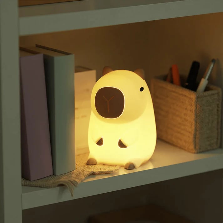 🎁TikTok Last Day Sale - 70% OFF✨Ffunhoo™ Capybara Squishy Night Light - Perfect Gift👍