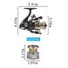 🔥Last Day 49% OFF-Fishing Reel-Metal Alloy Gear Disc Fishing Reel🐟
