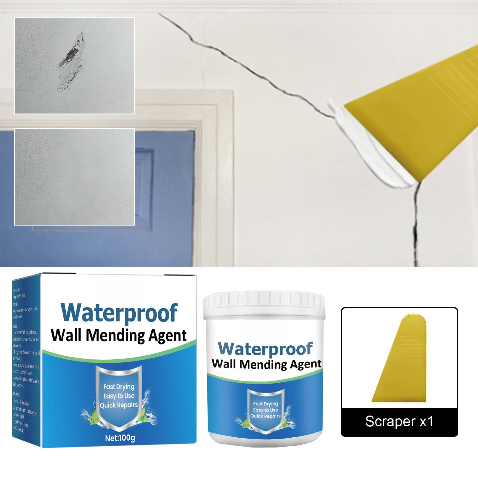 Tiktok Summer Sale🎉Waterproof Wall Mending Agent Kit