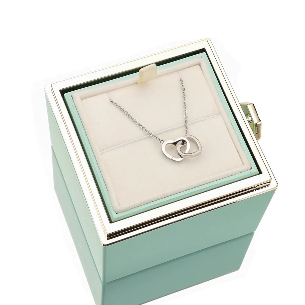 🔥Last Day Promotion 70% OFF-🌹-Eternal Rose Box - With Love Necklace & Real Rose