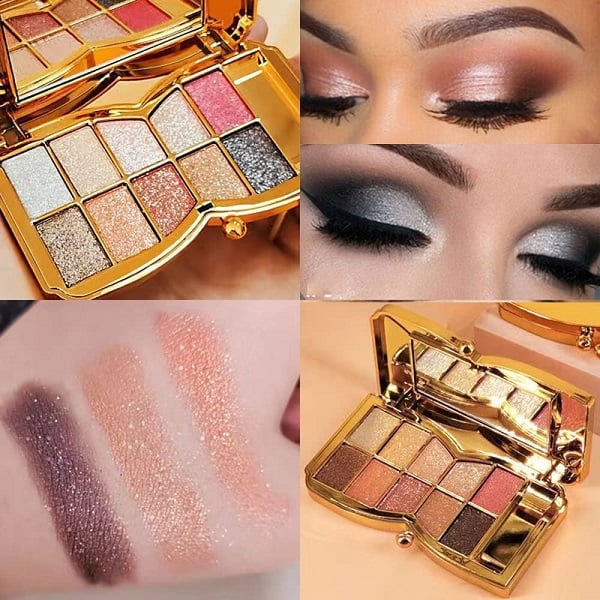 🔥Hot Sale 49% OFF✨10 Colors Sparkle Shimmer Eyeshadow Palette