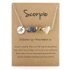 <strong>Handmade</strong> Natural Gemstone Zodiac Silver Necklace - <strong>Last Day Clearance Sale 70% OFF</strong>