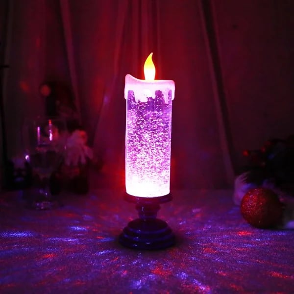 🎄🎄🎄Ealy Christmas Sale - LED Candles With Pedestal Christmas Essentials