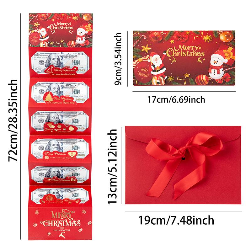 🎁TikTok Last Day Sale - 70% OFF🎄 Christmas Cash Envelope with Money Clip