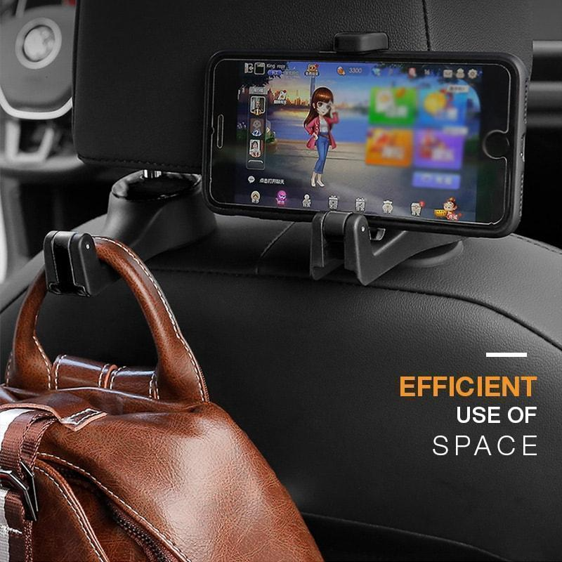 (🎄CHRISTMAS SALE NOW-48% OFF) 2 in 1 Car Headrest Hidden Hook(BUY 3 GET 1 FREE NOW!)