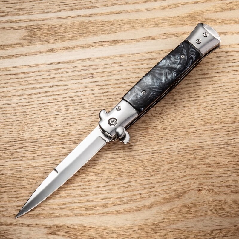 🔥Last Day Promo - 50% OFF 🎁Stainless Steel Resin Handle Folding Knife | Buy 2 Free Shipping