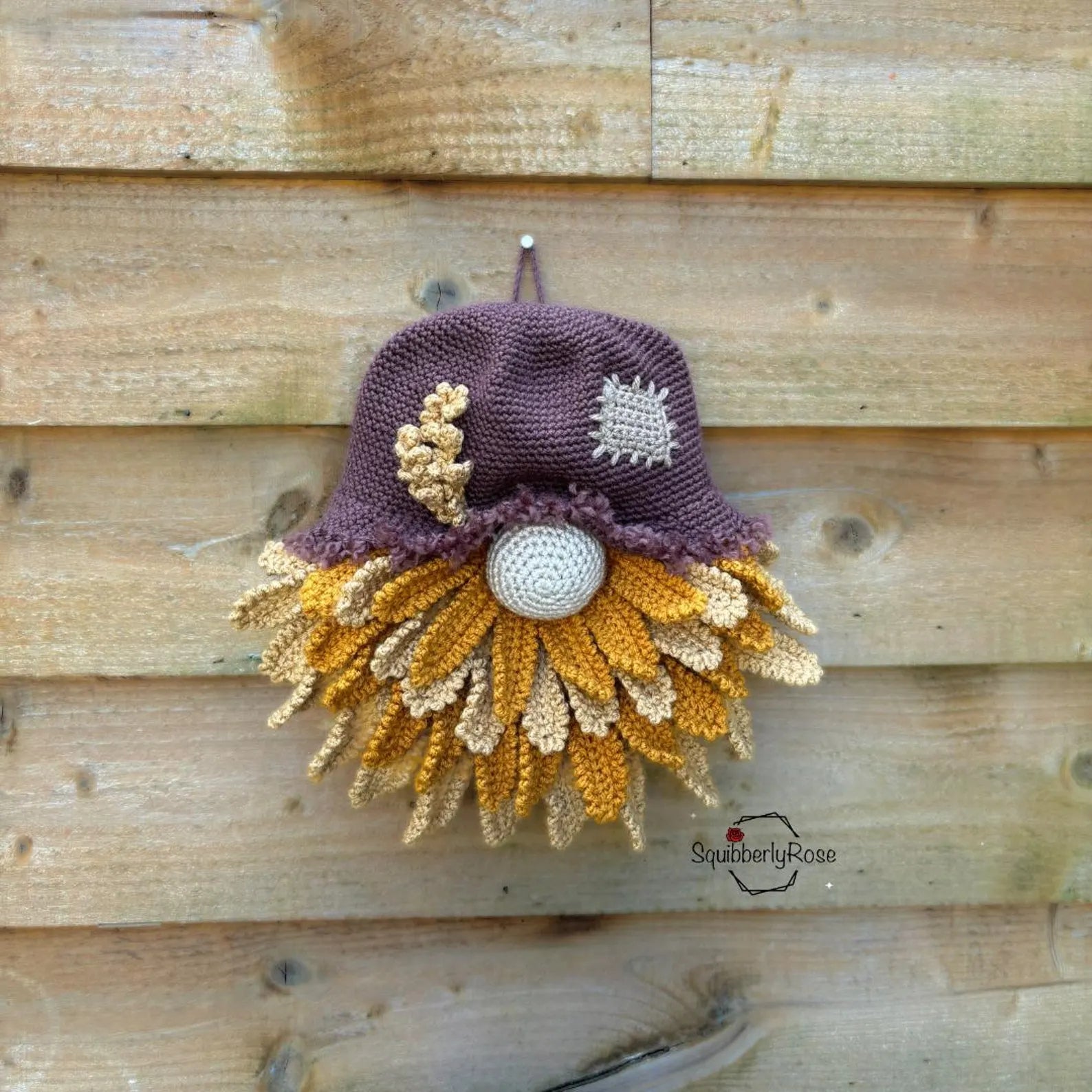 Autumn Scarecrow Gonk Wreath Crochet Pattern