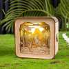 🎁3D Wooden Puzzle Night Light