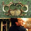 Self-defense metal brass knuckles✝Constant (Saint Benedict) special edition