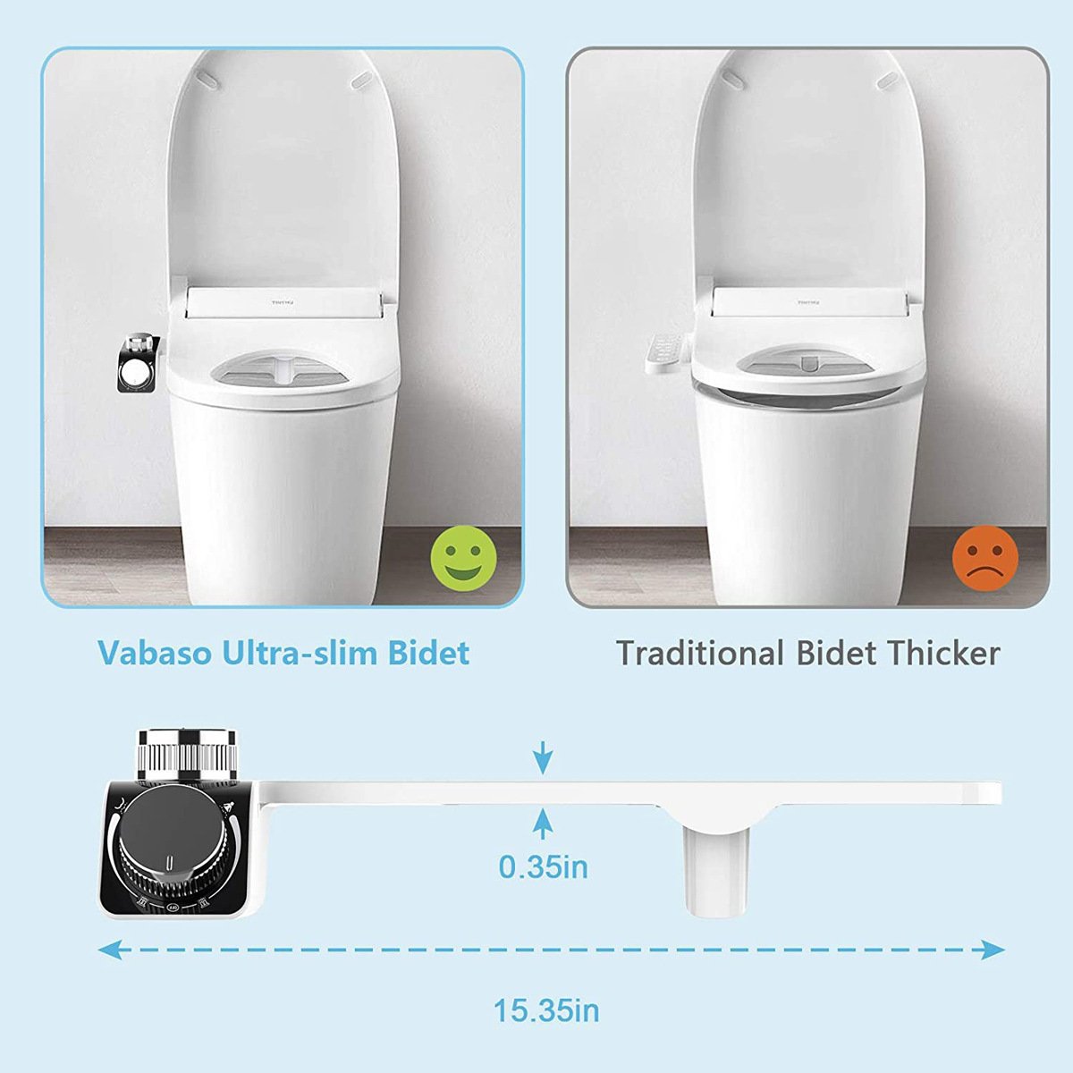 🔥NEW YEAR SALE - SAVE 50%🎄Smart Toilet Seat Hot/Cold Dual Jet Flusher