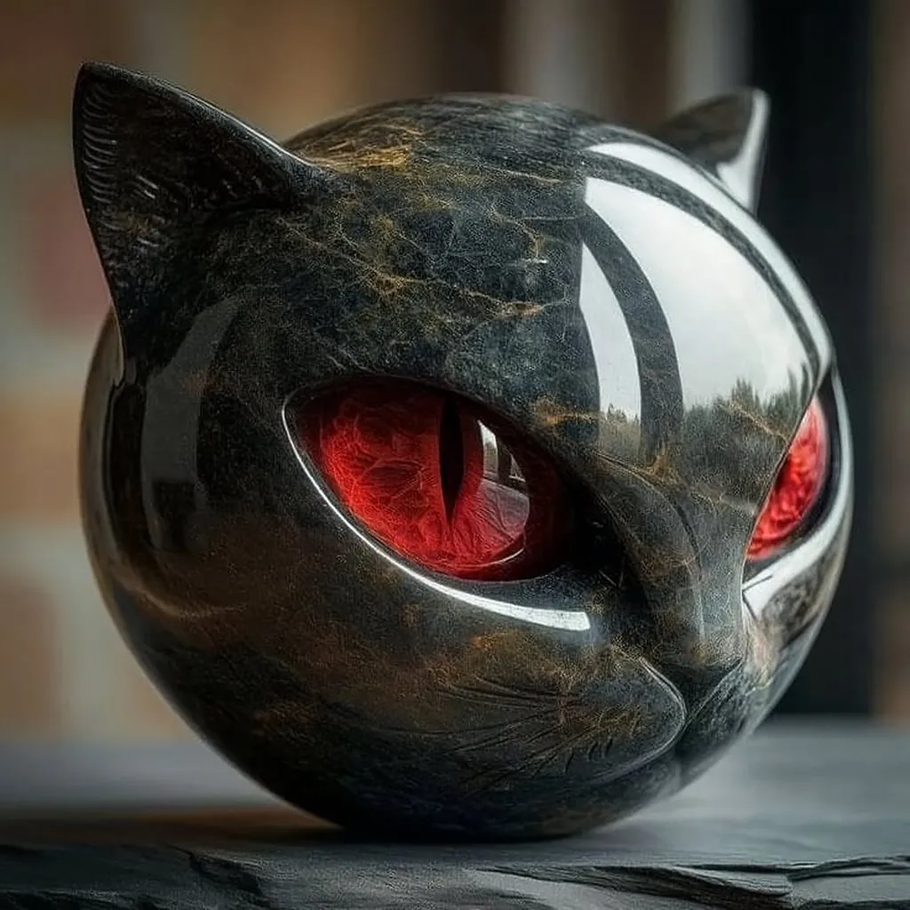 🎁TikTok Last Day Sale - 70% OFF🔥ILuxury Black Cat Stone Sculpture – Elegant Home Décor & Gift-Ready Art Piece