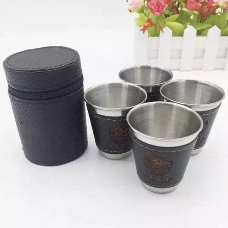 (🔥LAST DAY PROMOTION - SAVE 49% OFF) Stainless Steel Mug Set-BUY 2 GET 1 FREE