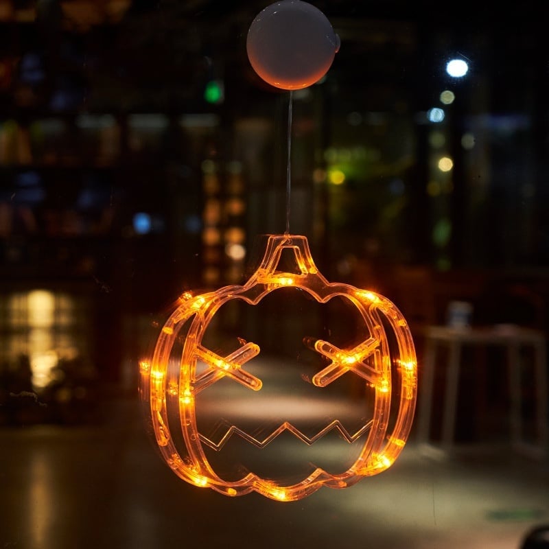 🎃2025 NEU Halloween👻Fensterleuchten mit Saugnapf