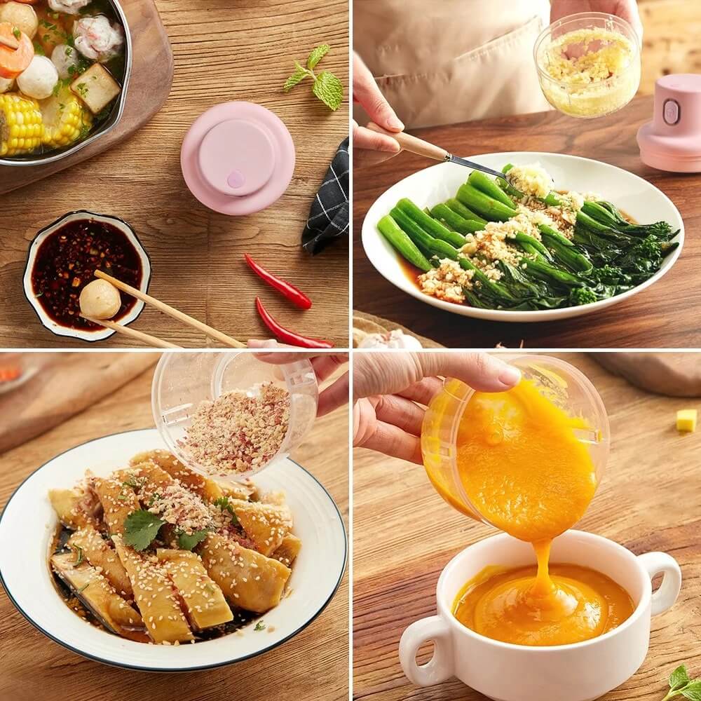 (🌲Hot Sale- SAVE 48% OFF) Wireless Food Chopper, BUY 2 FREE SHIPPING