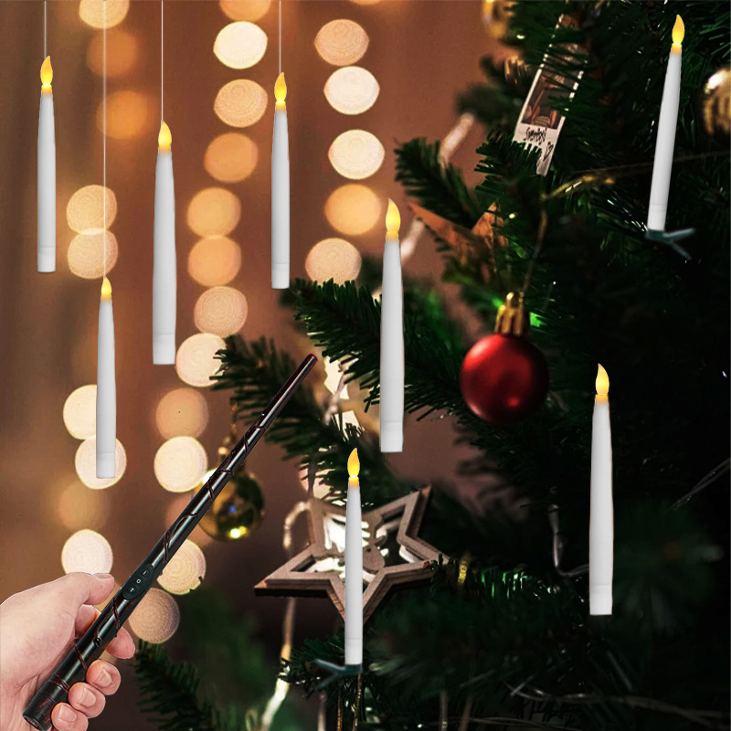 🌲Early Christmas Sale 50% Off🌲Floating Candles with Magic Wand Remote