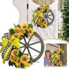 🌻Sunflower bow & Watering can Wreath🌺