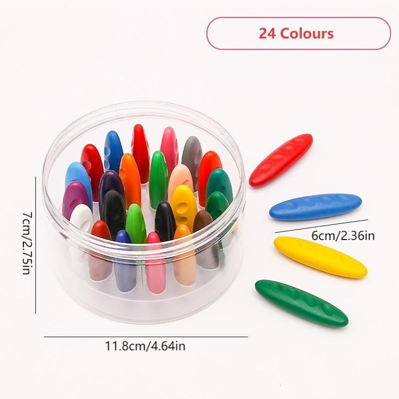🎁TikTok Last Day Sale - 70% OFF🔥 Washable Jumbo Crayons for Kids - 12/24/36🎨 Colors Non-Toxic, Safe, and Fun Art Supplies
