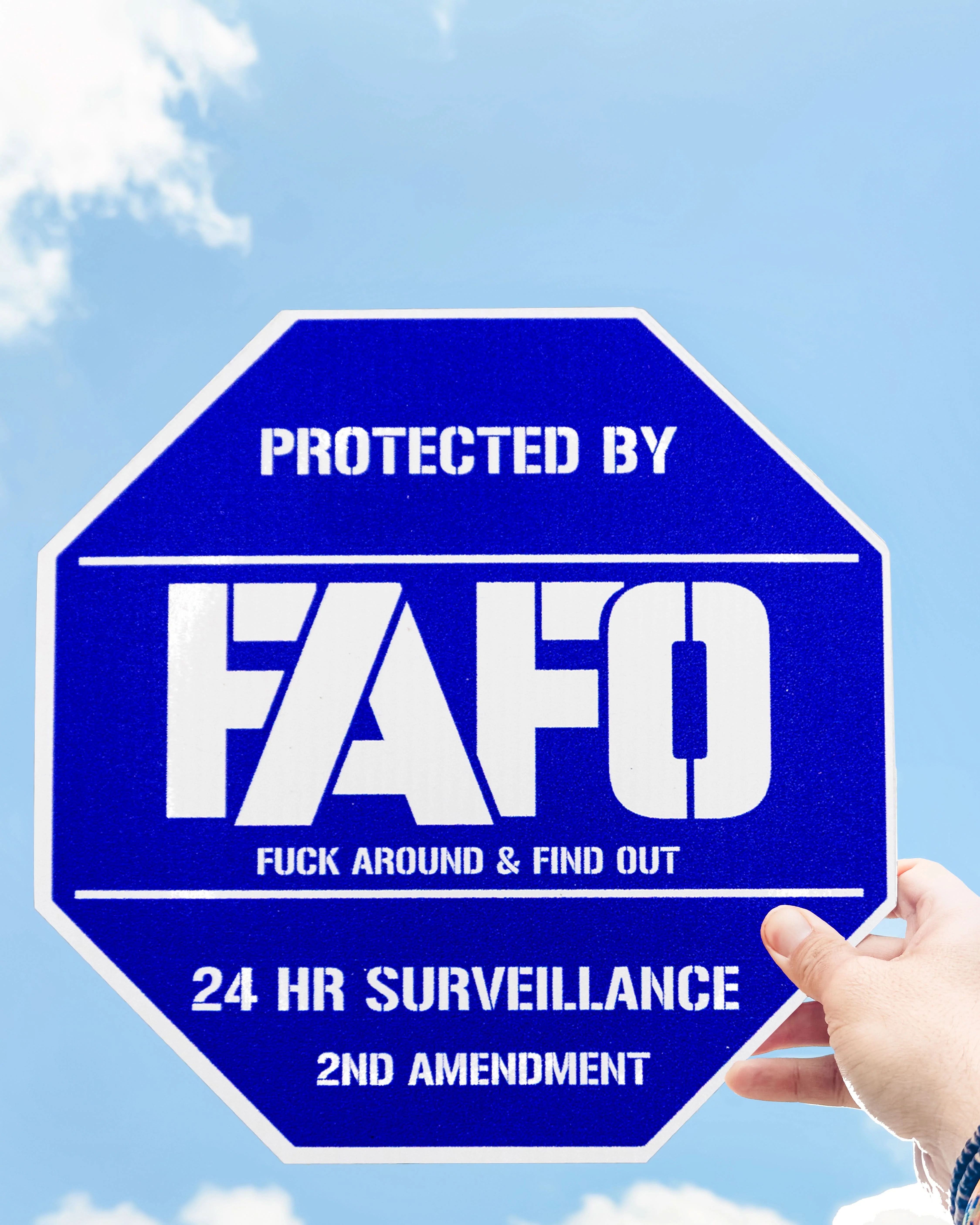 🔥Last Day 49% OFF🛑 FAFO Security Sign