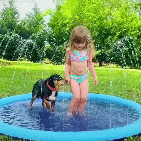(🔥Last Day Promotion-60%OFF)Non-Slip Splash Pad for Kids and Dog(Buy 2 Free shipping)